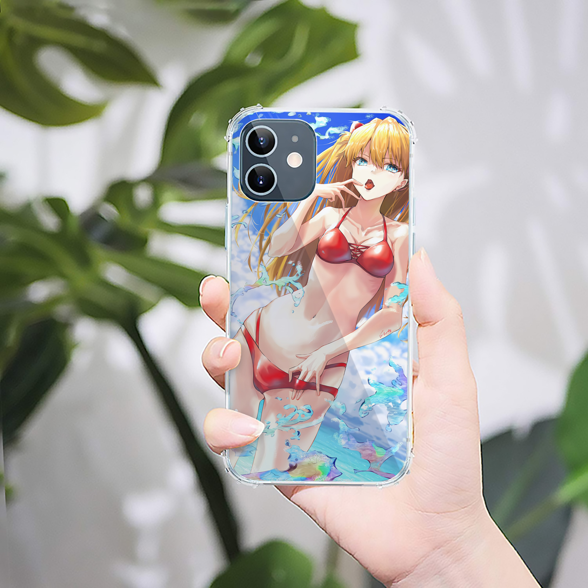 （画像用） EVA 新世紀エヴァンゲリオン 【iPhone 12シリーズ対応】透明スマホケース（クリアソフトケース）